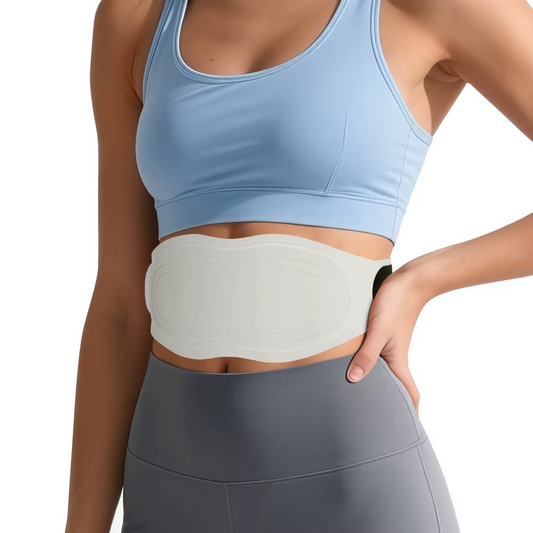 Ceinture Massage Abdominale EMS — Vibration & Chaleur Thérapeutique